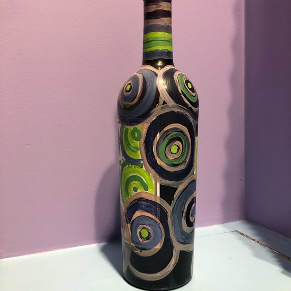 Hand-painted bottles - Picture 5 of 10